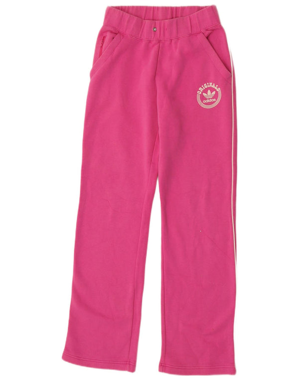 Adidas Damen Trainingshose EU 34 Small Rosa Baumwolle