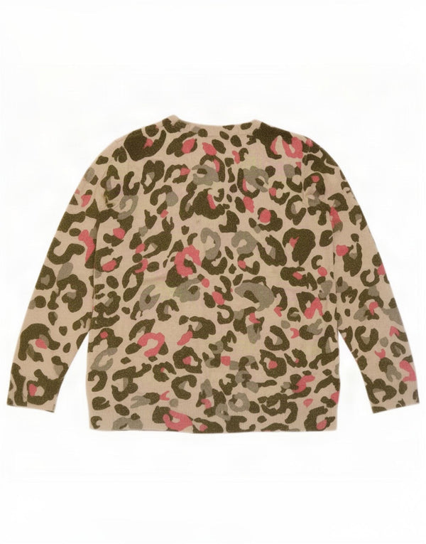 Maglione maglione con scollo a barca da donna Marks & Spencer UK 12 Beige medio