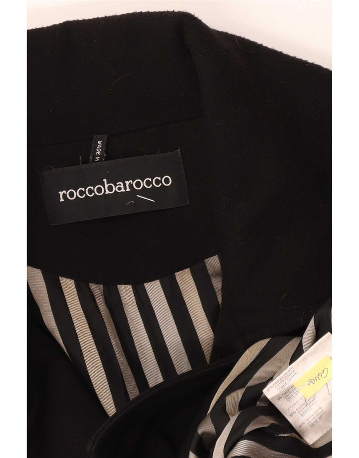 Abrigo Roccobarocco Mujer IT 48 XL Poliéster Negro