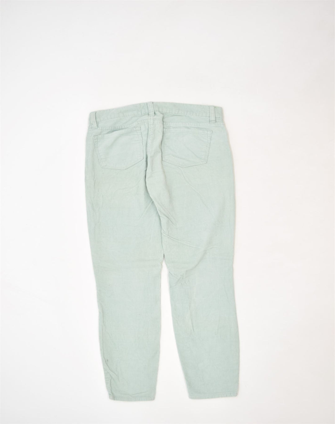 J. CREW Womens Toothpick Tapered Corduroy Trousers W26 L28 Turquoise | Vintage | Thrift | Second-Hand | Used Clothing | Messina Hembry 