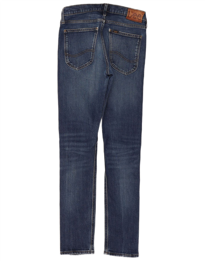 LEE Womens Luke Slim Jeans W28 L32  Blue Cotton