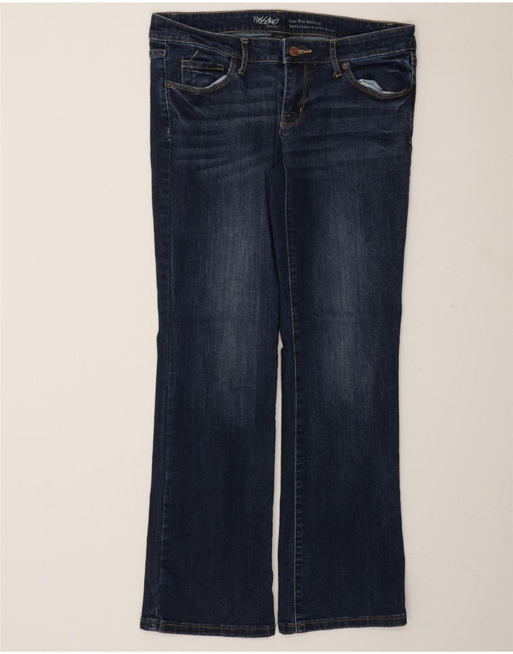 MOSSIMO Womens Low Waist Bootcut Jeans US 10 Large W32 L30 Blue Cotton Vintage Mossimo and Second-Hand Mossimo from Messina Hembry 