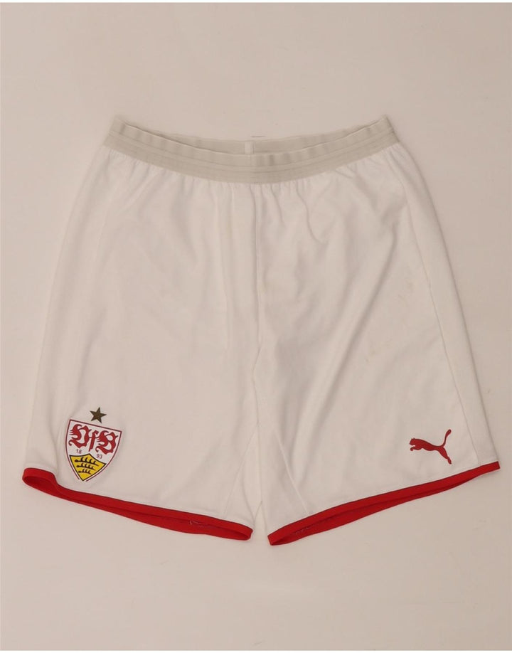 PUMA Mens Sport Shorts Medium White Polyester