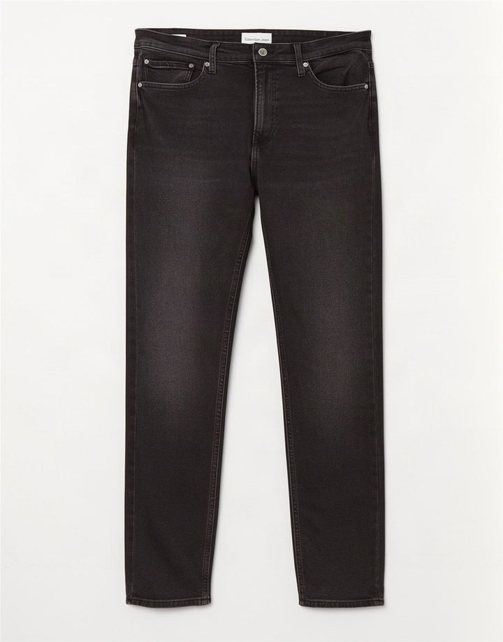 Calvin Klein Herre Slim Jeans W36 L34 Grå Bomuld