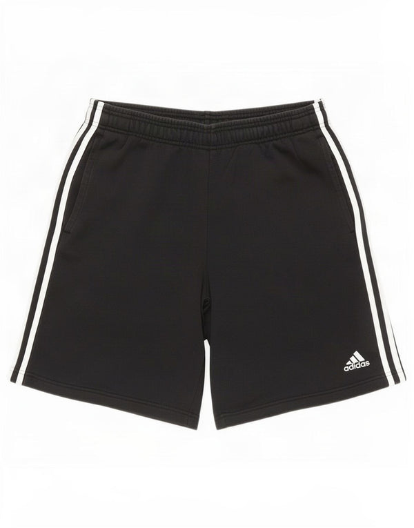Pantaloncini sportivi Adidas da uomo medio cotone nero
