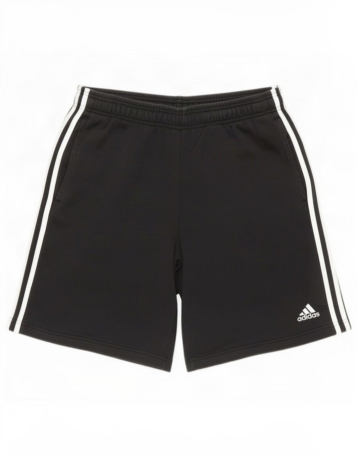 Pantaloncini sportivi Adidas da uomo medio cotone nero