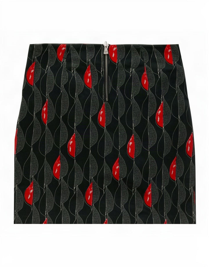 White Stuff Womens Abstract Pattern Mini Skirt UK 10 Small W30 Green