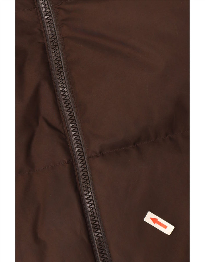 Ανδρικό μπουφάν Benetton με επένδυση UK 38 Medium Brown Polyamide