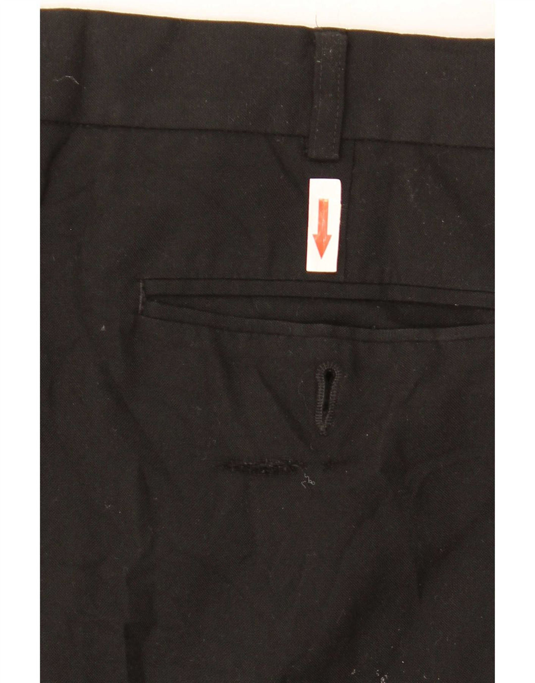 Marks & Spencer Mens Tailored Straight Suit Trousers W40 L31 Black
