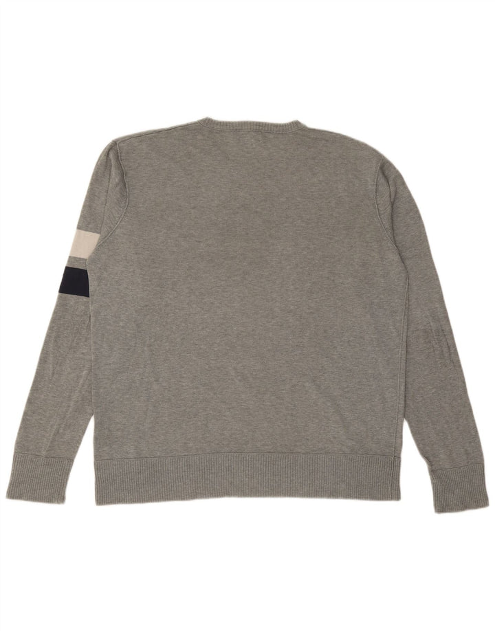 WOOLRICH Мужской свитер с круглым вырезом 2XL Серый