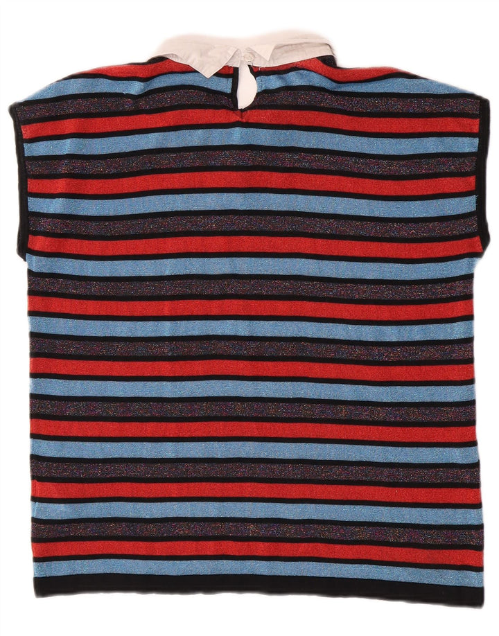Silvian Heach Débardeur pour femme UK 12 Medium Multicolore Rayé