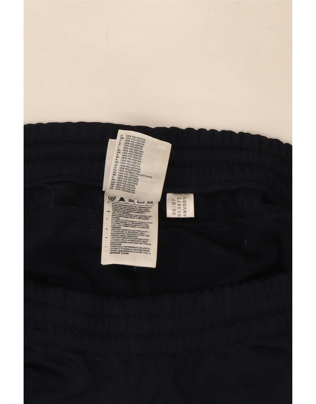 Adidas Mens Tracksuit Trousers 2XL Navy Blue Polyester