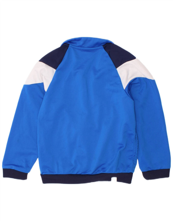 Giacca da tuta grafica da ragazzo Puma 3-4 anni in poliestere color block blu