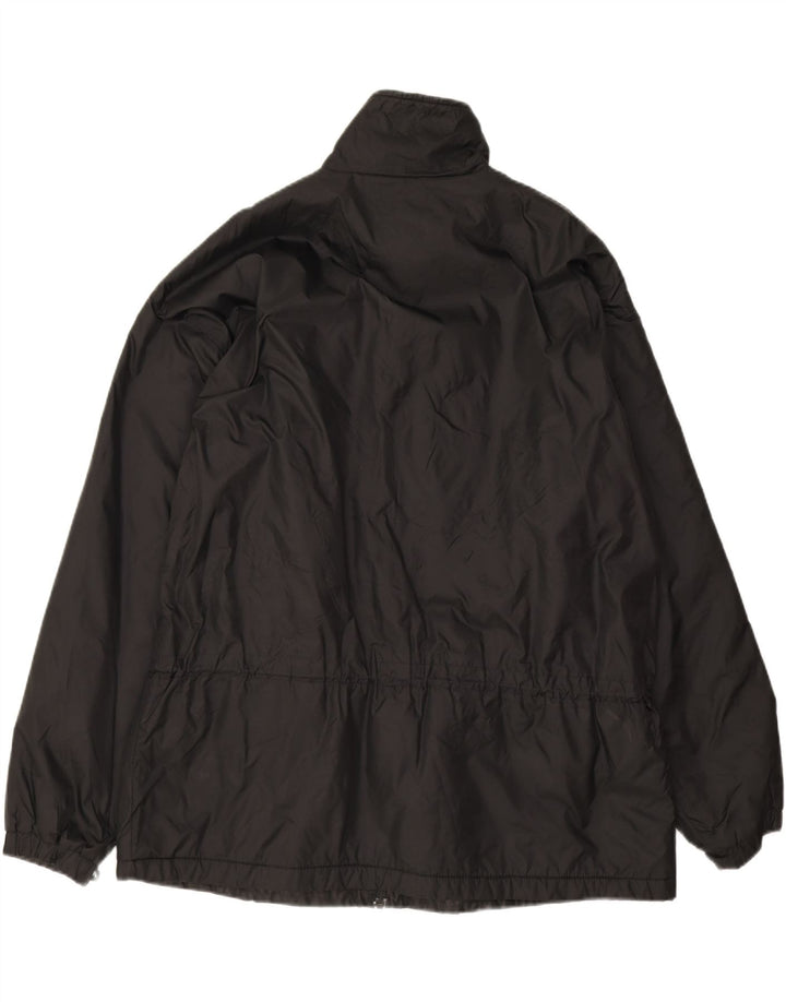 COLUMBIA Mens Windbreaker Jacket UK 42 XL Black Nylon Vintage Columbia and Second-Hand Columbia from Messina Hembry 