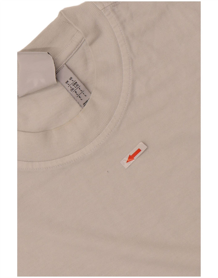 Adidas Mens T-Shirt Top Large White Cotton