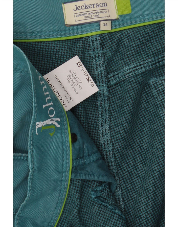 JECKERSON Mens Slim Jeans W36 L34 Blue Cotton