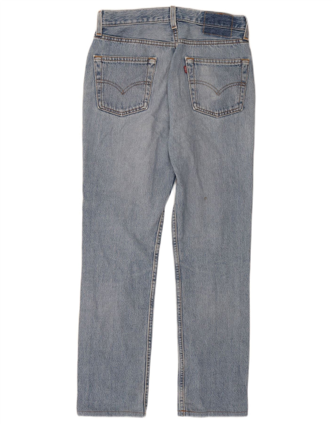 Jeans dritti da uomo Levi's W28 L28 in cotone blu