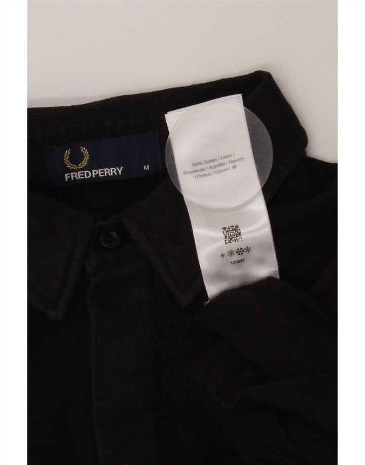 Fred Perry Mens Polo Shirt Medium Navy Blue Cotton