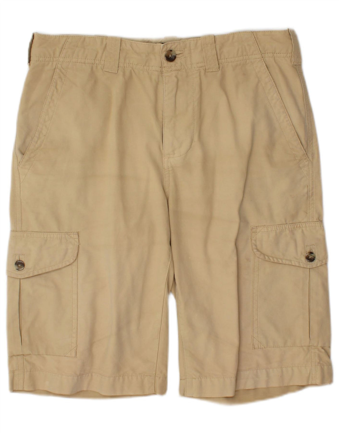 Tommy Hilfiger Mens Cargo Shorts W30 Medium Khaki Cotton