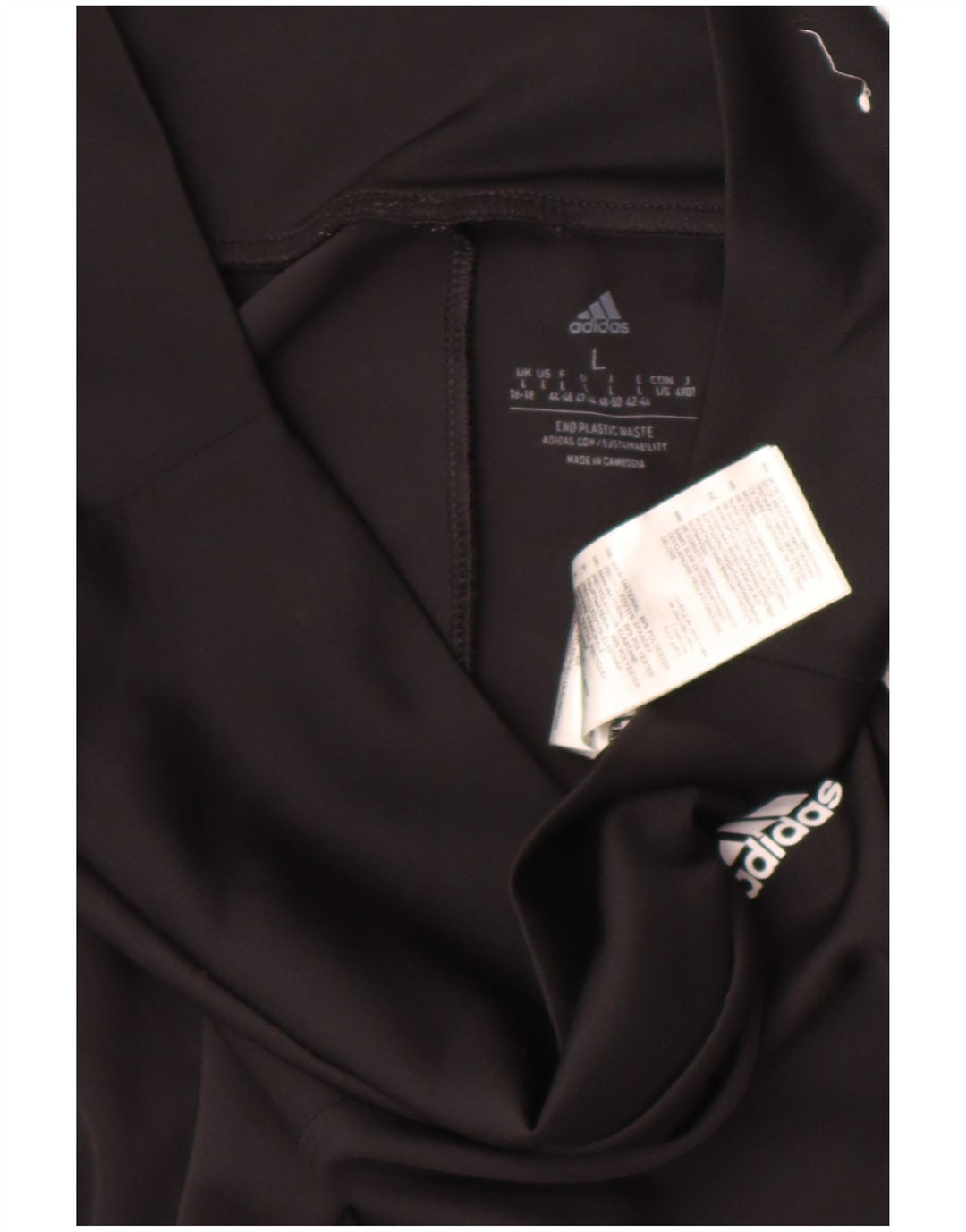Adidas Womens Aeroready Leggings UK 16/18 Large Black Polyester
