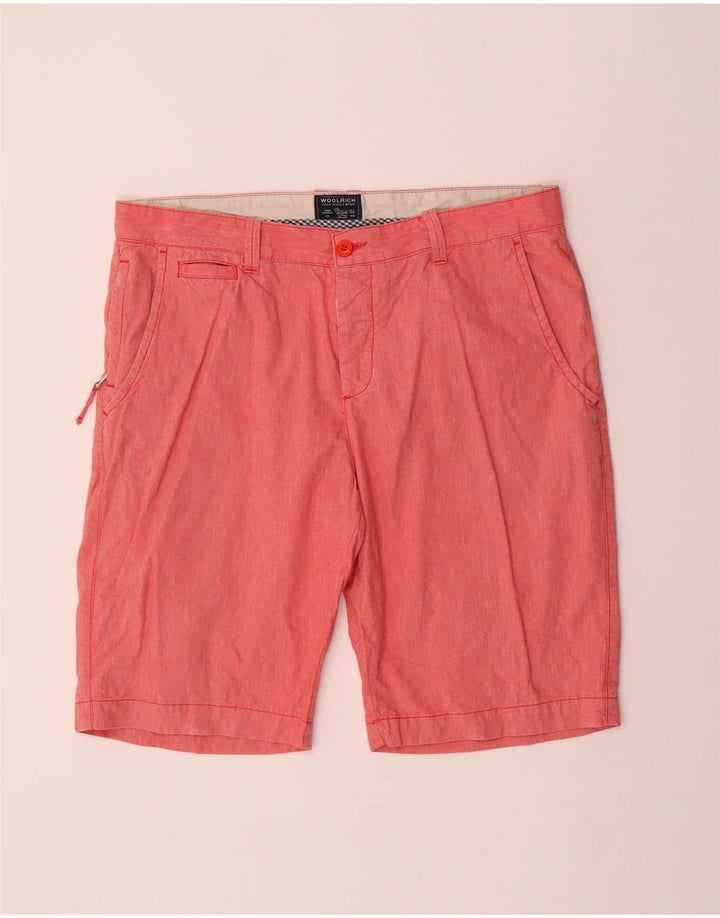 WOOLRICH Mens Chino Shorts W38 XL Red