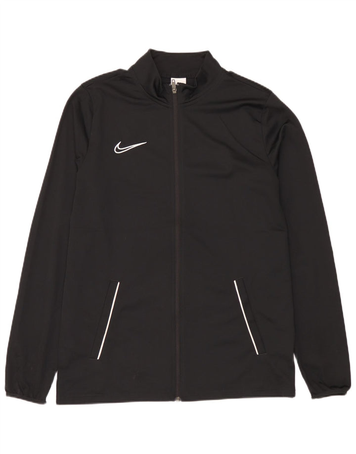 Nike Mens Tracksuit Top Jacket Large Black Polyester