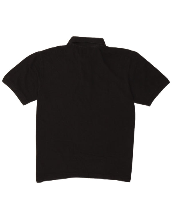 Kappa Mens Polo Shirt Large Black Cotton