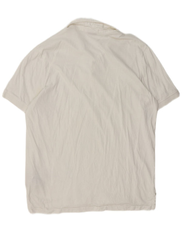 Napapijri Herre Geographic Polo Shirt 2XL Hvid Bomuld