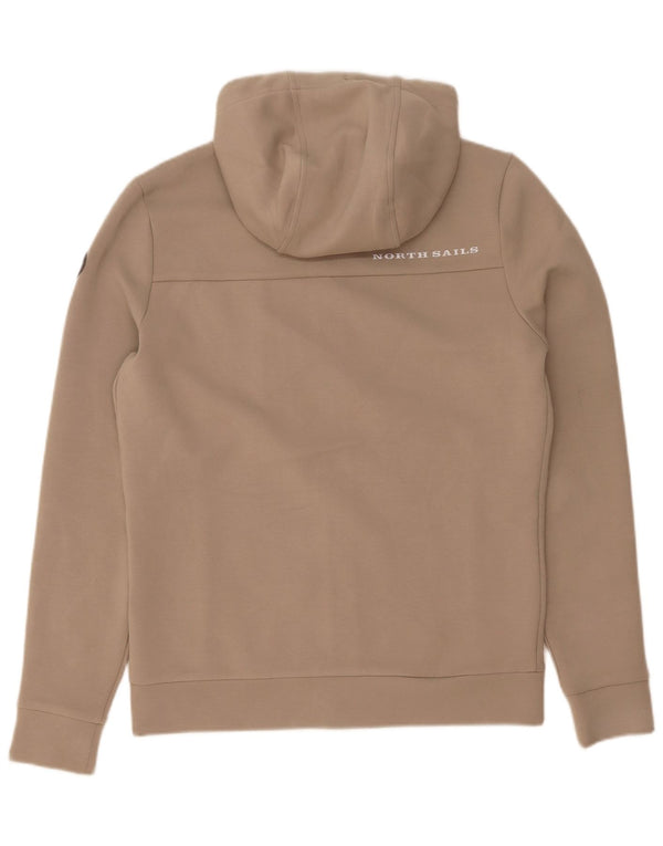 North Sails Pull à capuche zippé pour homme XS Beige