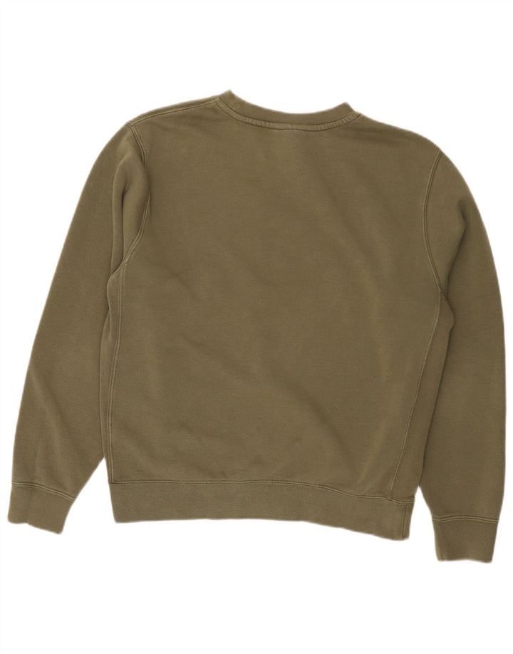NIKE Felpa da uomo Maglione piccolo in cotone kaki
