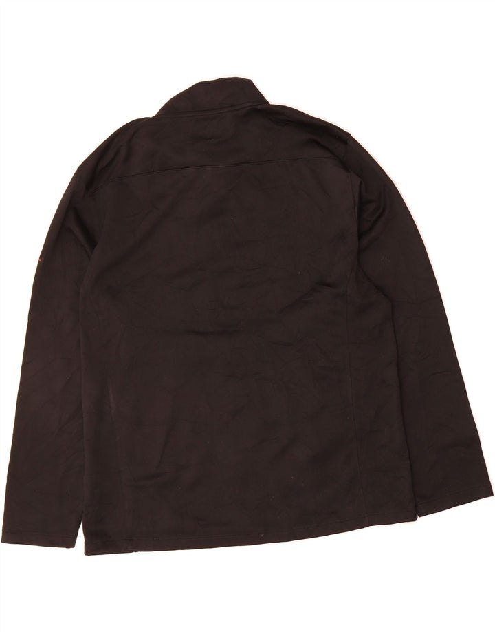 IZOD Mens Tracksuit Top Jacket XL Black Polyester Vintage Izod and Second-Hand Izod from Messina Hembry 
