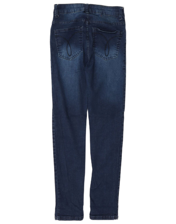 Calvin Klein Womens Skinny Jeans EU 38 Small W24 L27 Blue Cotton