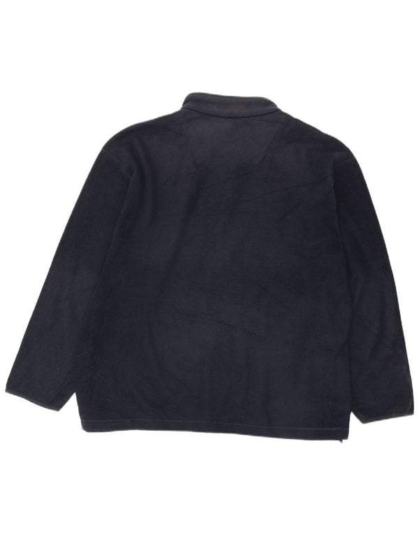 Jachetă fleece pentru bărbați Marks & Spencer UK 42 XL bleumarin poliester