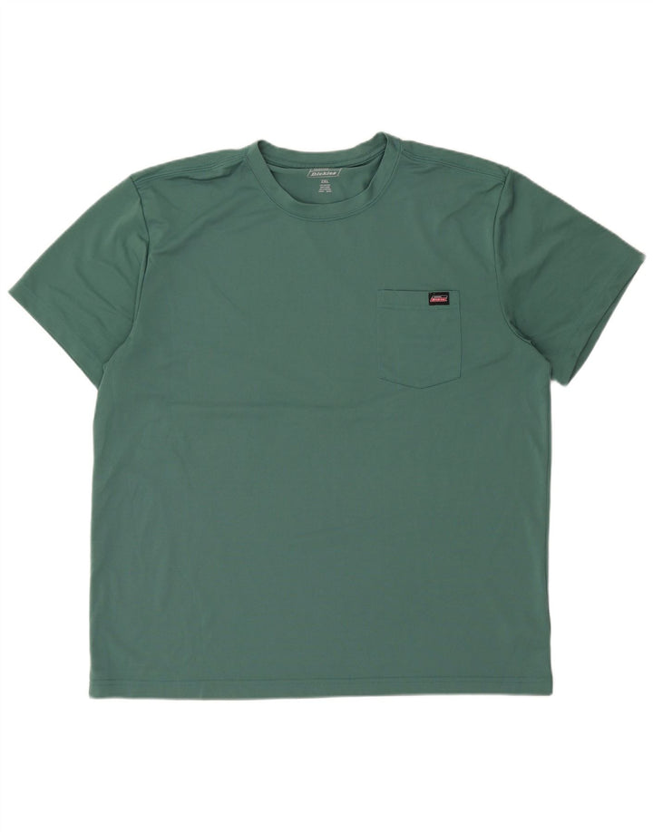Dickies Herre T-Shirt Top 2XL Grøn Polyester