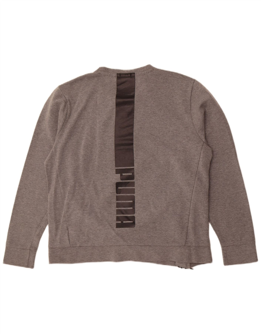 Puma Herre Grafisk Sweatshirt Jumper XL Grå Bomuld