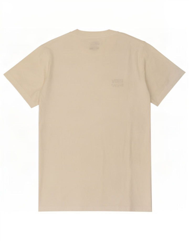 Vans Mens Classic Fit T-Shirt Top Small White Cotton