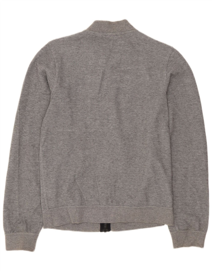 NIKE Mens Tracksuit Top Jacket Small Grey Cotton