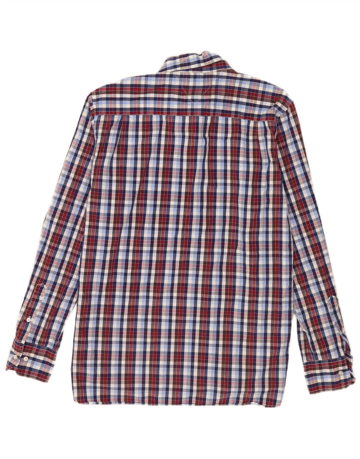 Tommy Hilfiger Herrenhemd Größe 15 1/2 16 Medium Mehrfarbig kariert