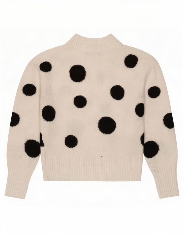 Marks & Spencer Γυναικείο πουλόβερ με λαιμό χελώνα UK 6 XS Off White