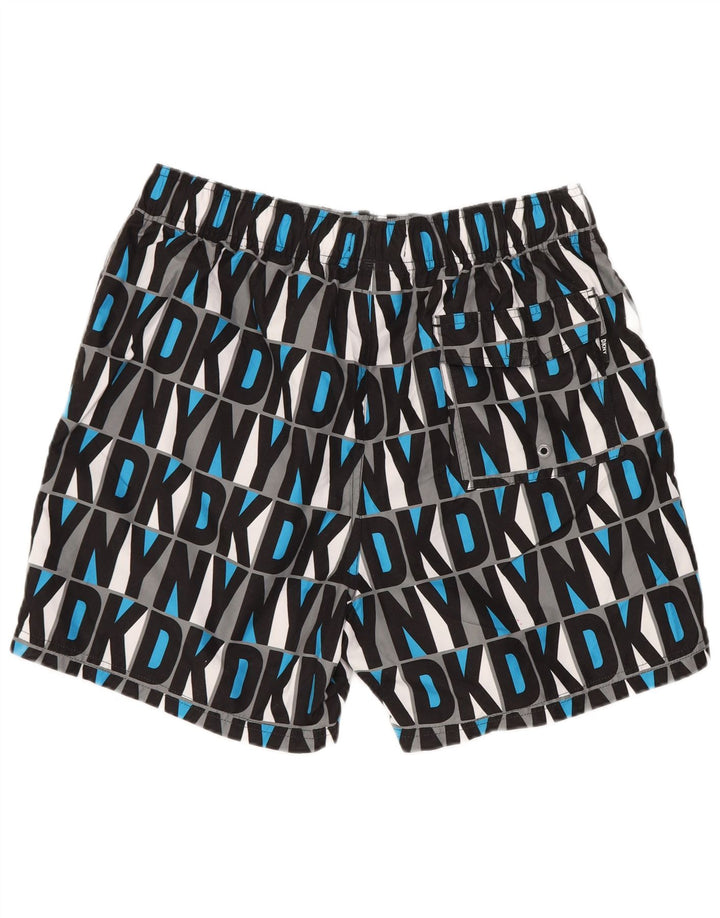 Dkny Mens Graphic Swimming Shorts Medium  Multicoloured Polyester