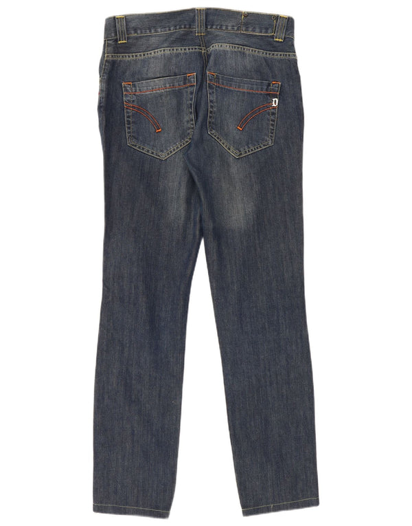 Jeans slim da donna Dondup W33 L33 cotone blu navy