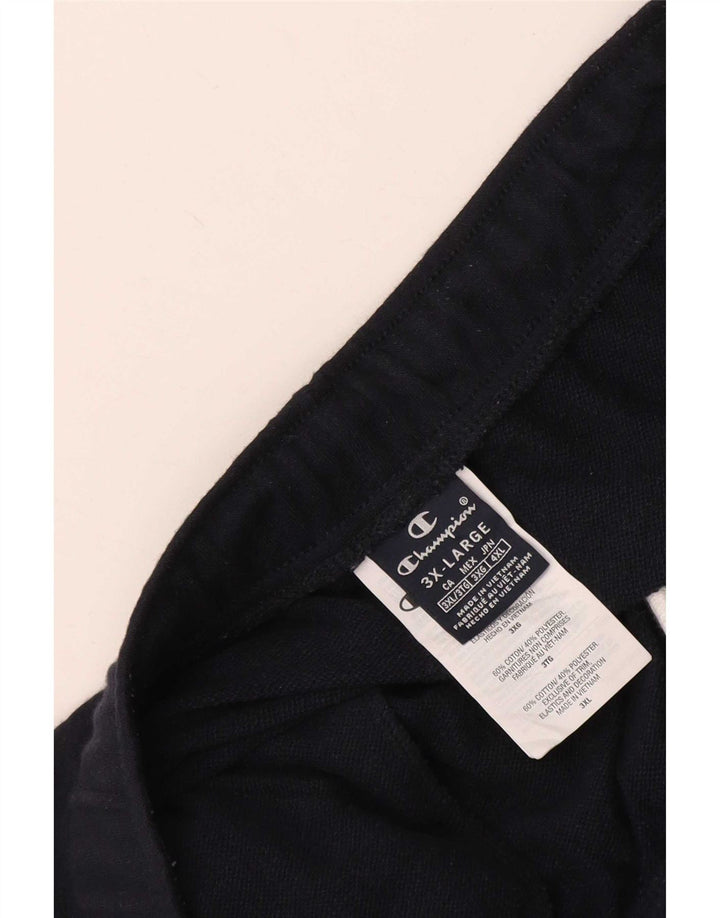 Pantaloni da tuta regolari da uomo Champion 3XL cotone blu navy