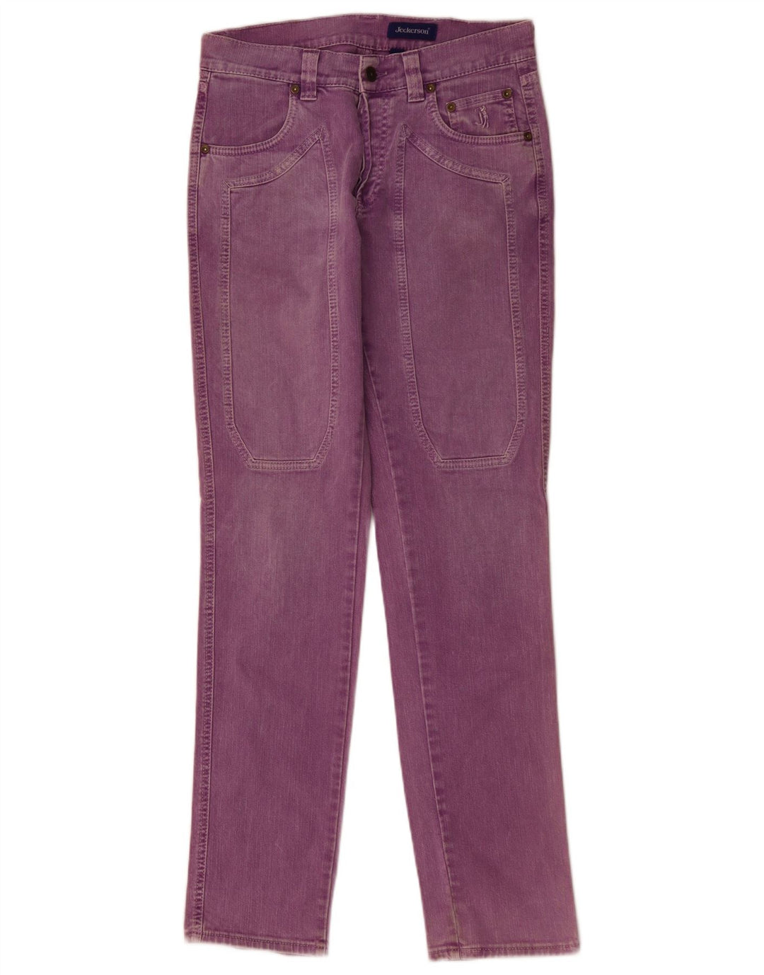 Jeans slim masculino JECKERSON W30 L32 algodão roxo