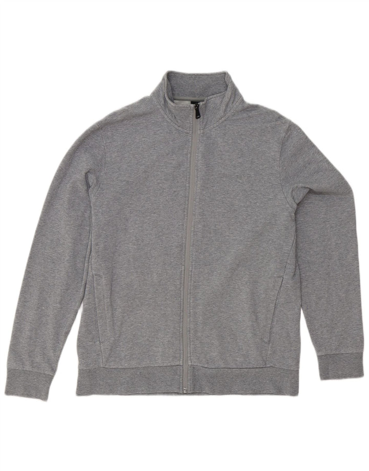 Giacca da ginnastica da uomo Hackett in cotone grigio medio