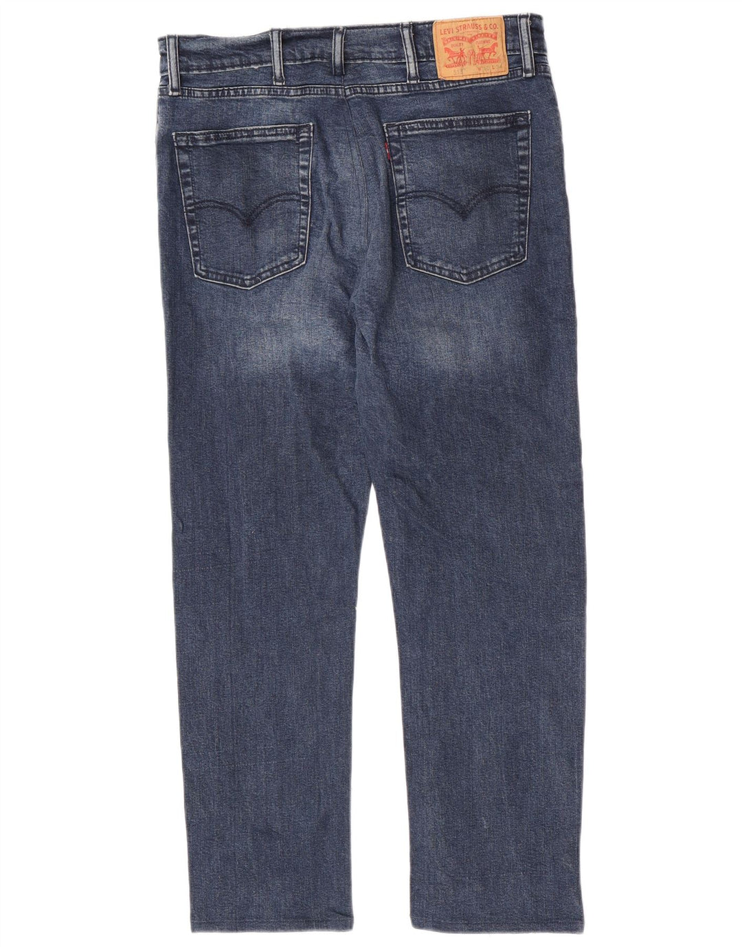 Levi's Mens 513 Slim Straight Jeans W40 L27 Blue Cotton