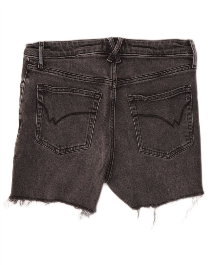 White Stuff Womens Denim Shorts UK 10 Small W28  Grey Cotton