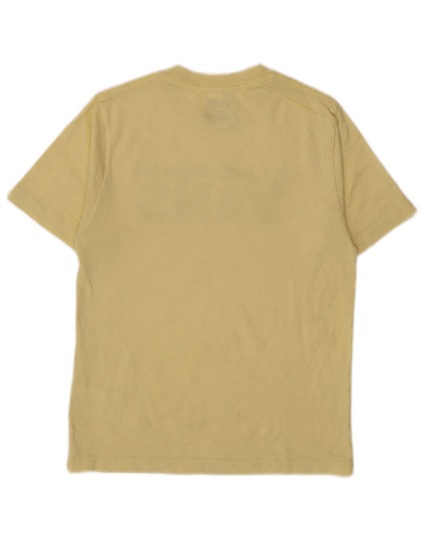 Vans Camiseta gráfica de ajuste clásico para niños 8-9 años Small Amarillo Algodón