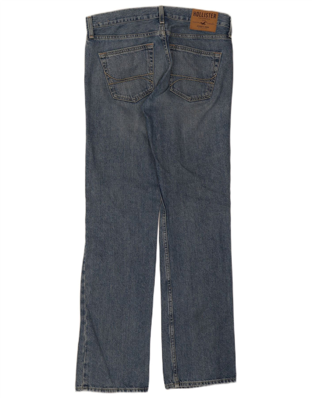 Hollister Womens Bootcut Jeans W30 L32 Blue Cotton