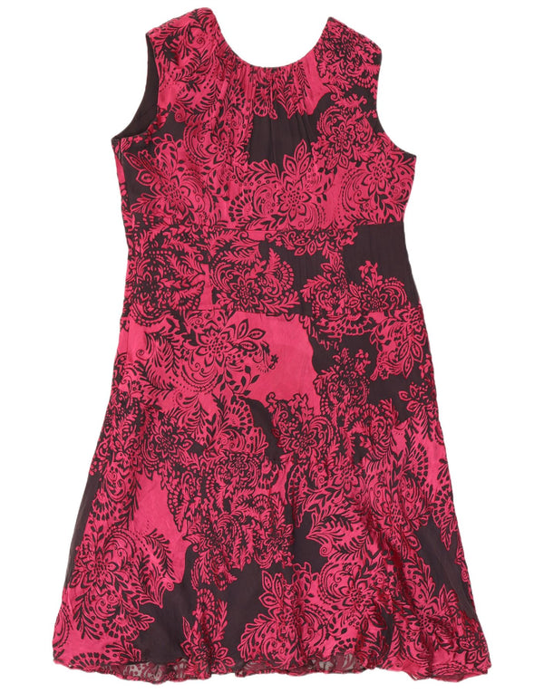 Phase Eight Damen Ärmelloses Etuikleid UK 18 XL Pink Floral