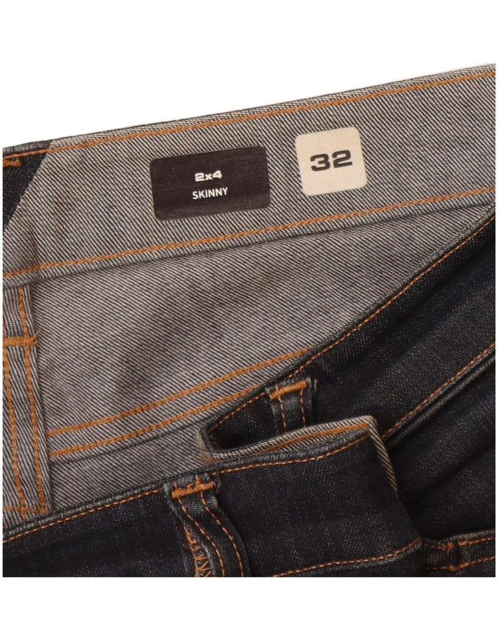 Volcom Dame Skinny Jeans W32 L31 Marineblå Bomuld